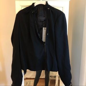 NWT David Cardona Black Wool Jacket